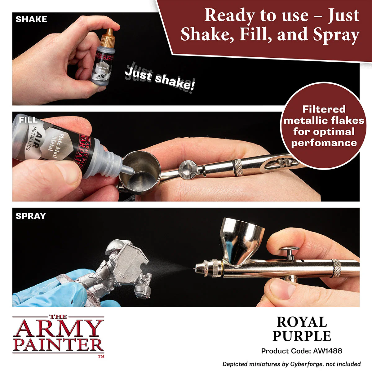 Warpaints Air Metallics: Royal Purple - Image 3