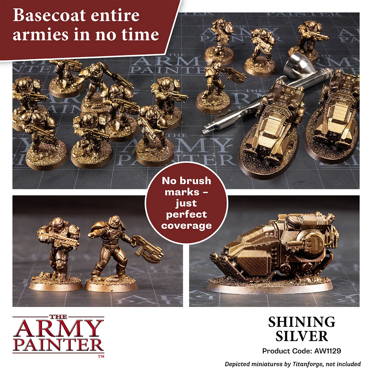 Warpaints Air Metallics: Shining Silver - Image 4