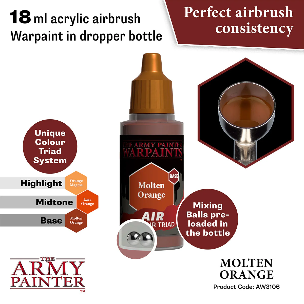 Warpaints Air: Molten Orange - Image 2