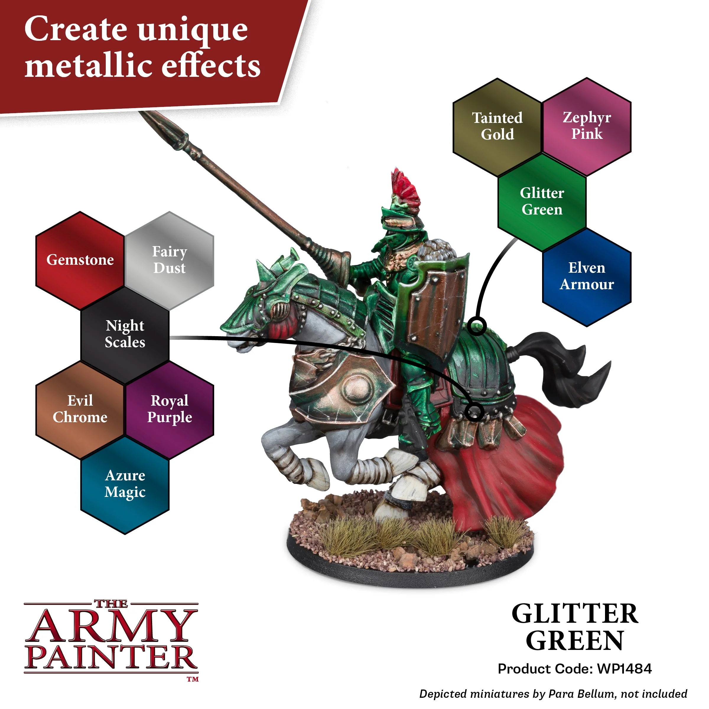 Warpaints Metallics: Glitter Green - Image 3