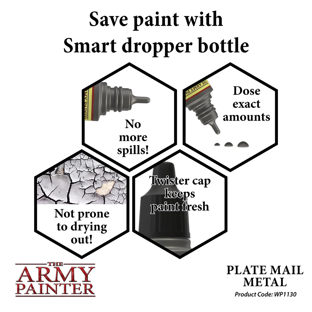 Warpaints Metallics: Plate Mail Metal - Image 3