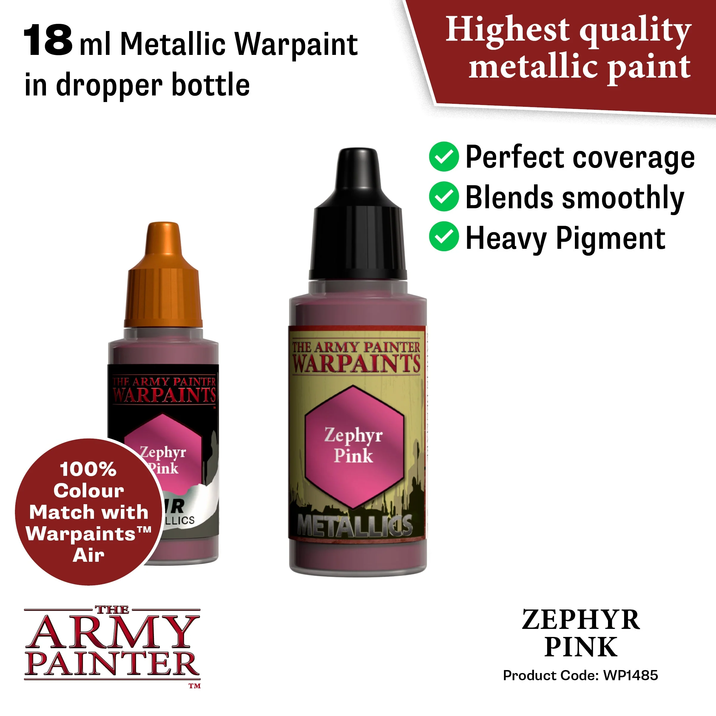 Warpaints Metallics: Zephyr Pink - Image 2